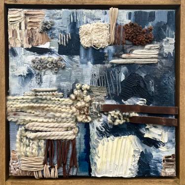 Original Conceptual Abstract Mixed Media by Visceral Home
