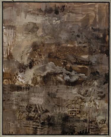 Original Abstract Expressionism Abstract Mixed Media by Visceral Home