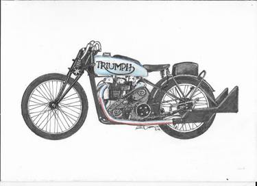 Original Illustration Transportation Drawing by Shaun Donovan