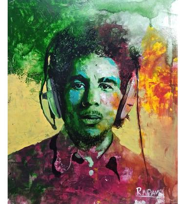 Original Abstract Portrait Paintings by Rodrigo Mariano Da Silva Barbosa