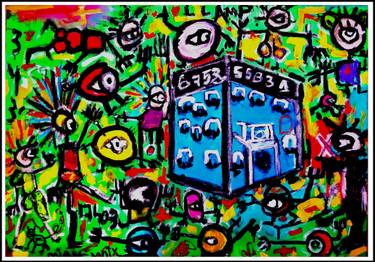 Original Contemporary Architecture Paintings by León Sánchez David