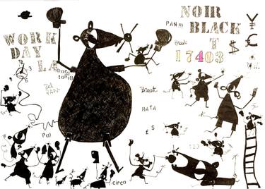 Original Conceptual Animal Drawing by León Sánchez David