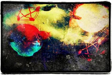 Original Abstract Outer Space Photography by Maygun Gauge