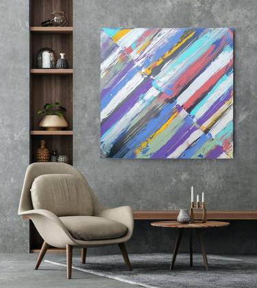 Original Abstract Expressionism Abstract Painting by Jason Galeener