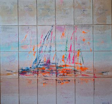 Original Installation Art Boat Installation by Elif Lewis