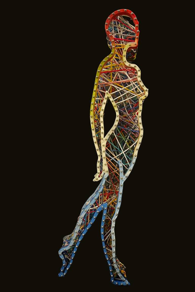 Original Abstract Expressionism Body Sculpture by Avraam Cohen