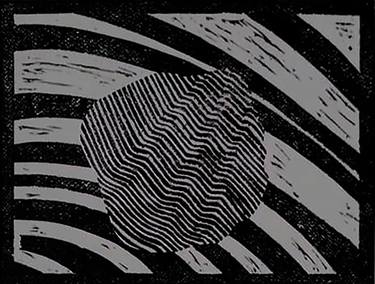 Original Conceptual Geometric Printmaking by Laiba Ayub