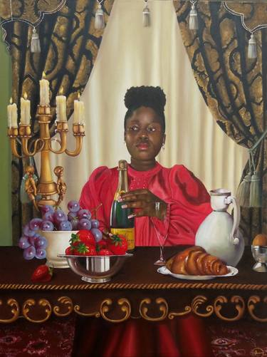Original Contemporary Women Paintings by Abasiama Umoh