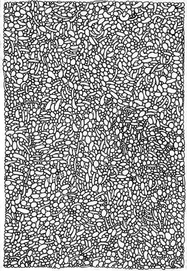 Original Abstract Drawings by Paco Vila  Guillén