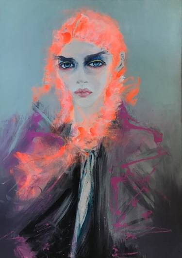 Original Figurative Women Paintings by Elisabeth Grosse
