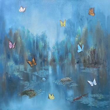 Original Impressionism Nature Painting by Faisal Siddik