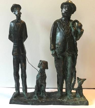 Original Figurative Cinema Sculpture by Kristof Toth