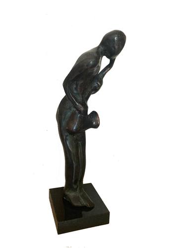 Original Figurative Music Sculpture by Kristof Toth