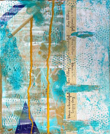 Original Conceptual Abstract Mixed Media by Julia Rudens