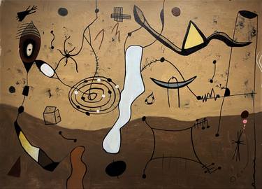 Original Abstract Expressionism Abstract Paintings by Mathias Schilling
