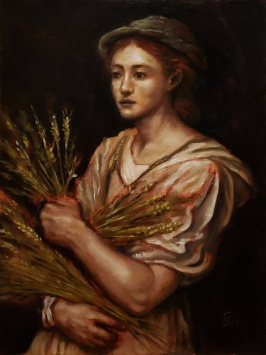 Original Figurative Rural life Painting by Gabriel Rodrigues