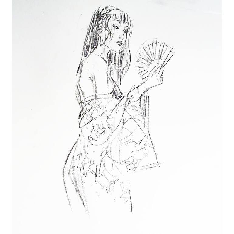 Print of Art Nouveau Body Drawings by Eric Leong