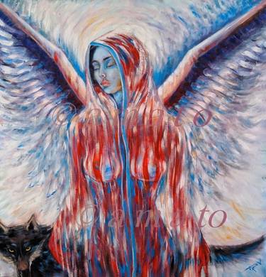 Original Abstract Expressionism Classical Mythology Paintings by Amato Fineart