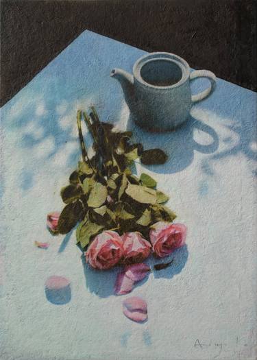 Original Abstract Still Life Painting by Andrejs Ko