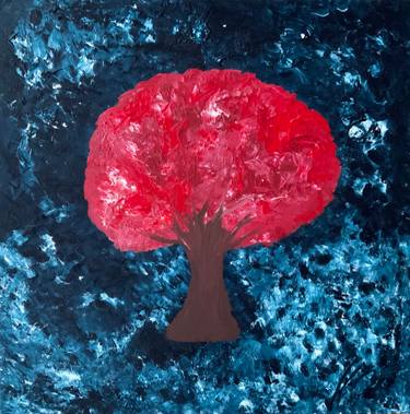 Print of Abstract Tree Paintings by Sepehr Roshanshomal