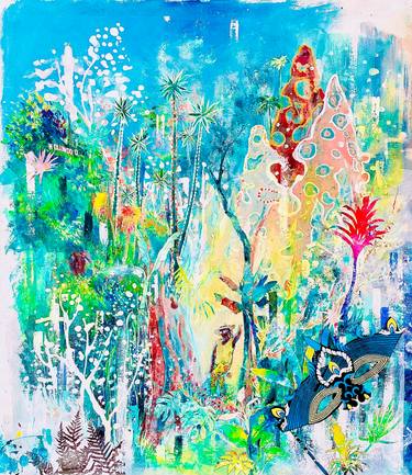 Original Conceptual People Painting by Ngendo Kinyanjui