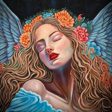Original Contemporary Fantasy Painting by Anerosh  Art