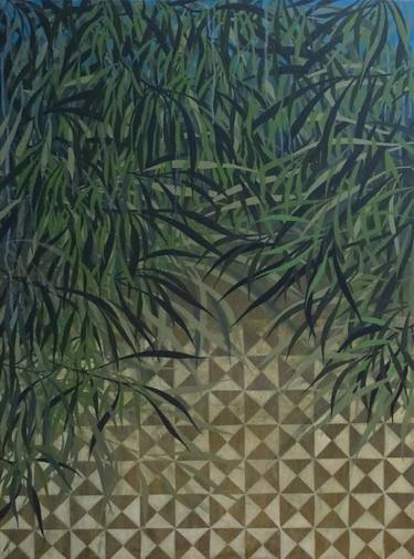 Original Contemporary Geometric Paintings by Emmanuelle Folligné