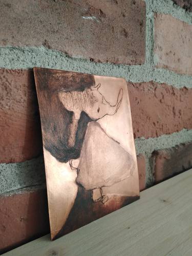 Original Conceptual Abstract Mixed Media by Irena Vasilj