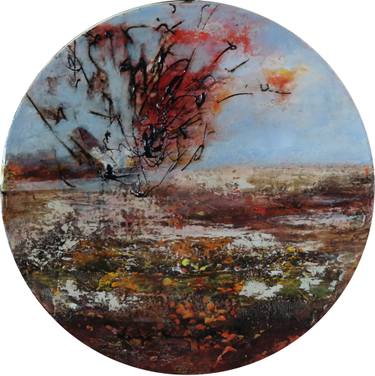 Original Abstract Mixed Media by Asiye Sarıoğlu