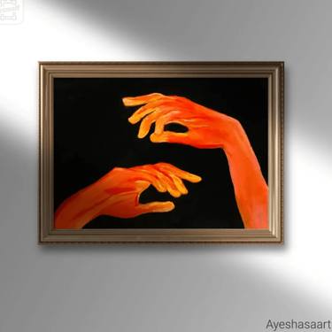 Original Expressionism Women Painting by Ayesha Saleem