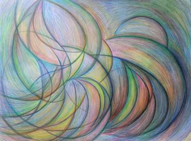 Original Abstract Drawing by Daila Brie Levy