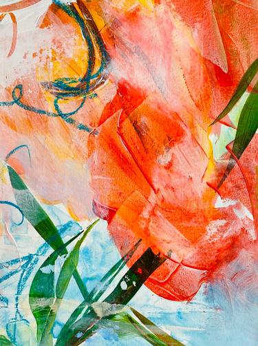 Original Abstract Expressionism Abstract Painting by Connie O'Connor