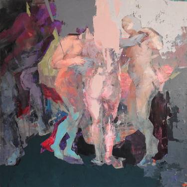 Original Baroque Classical Mythology Painting by Artist Gocha Meg Stankiewicz