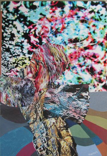 Original Conceptual Abstract Mixed Media by Richard Raveen Chester
