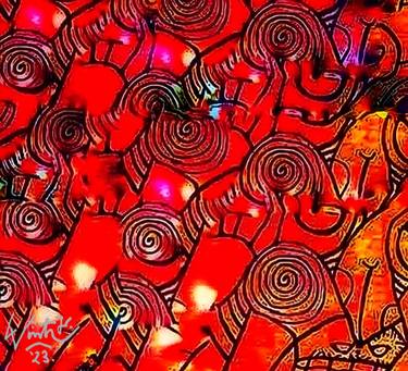 Original Contemporary Abstract Printmaking by Adam Würtz Jr