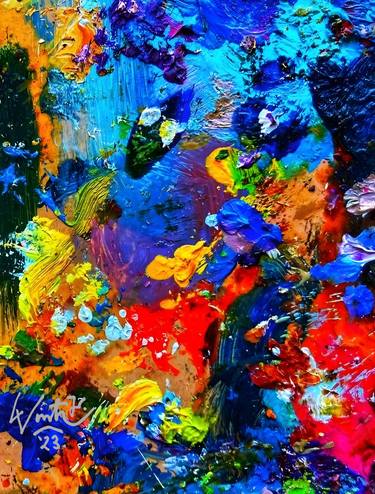 Original Abstract Printmaking by Adam Würtz Jr