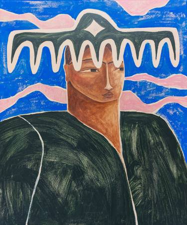 Original Figurative People Painting by Camille Jouarre