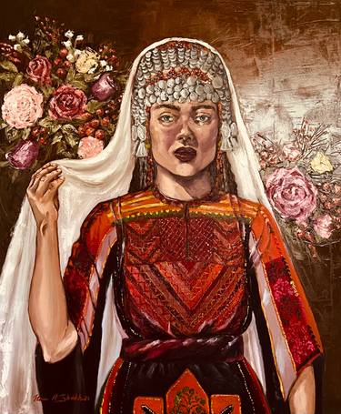 Original Contemporary Women Painting by Nora Alshaikh