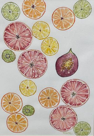 Original Fine Art Food Painting by Elaine Wolfe