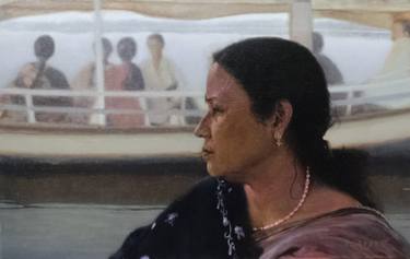 Original Fine Art Portrait Painting by Arijit Shome