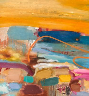 Original Abstract Expressionism Abstract Painting by John Davison