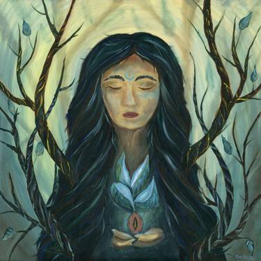 Original Conceptual Classical mythology Paintings by Halyna Nechyporuk