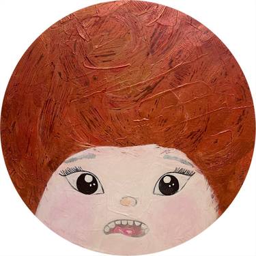 Original Abstract Comics Painting by Aleksandra Ayhan