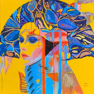 Original Contemporary Women Painting by Anna Hovan