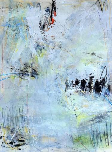 Original Abstract Expressionism Abstract Paintings by Neena Singh