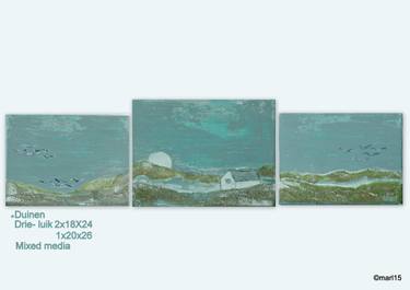 Original Abstract Expressionism Landscape Paintings by Marleen Becks