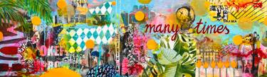 Original Figurative Landscape Collage by Maria Burgaz