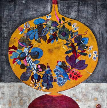 Original Figurative Botanic Paintings by Elin Muren