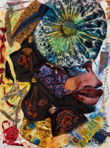 Original Contemporary Women Mixed Media by Ce Scott-Fitts