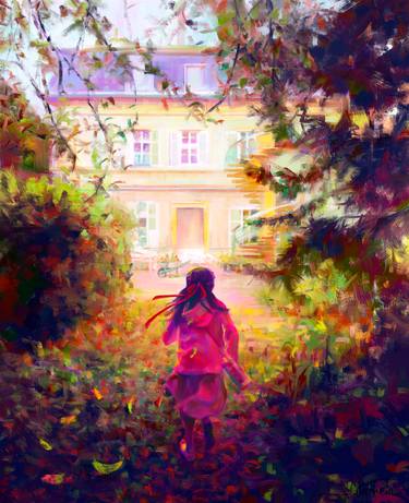 Original Impressionism Portrait Digital by Yeduo Voiturin